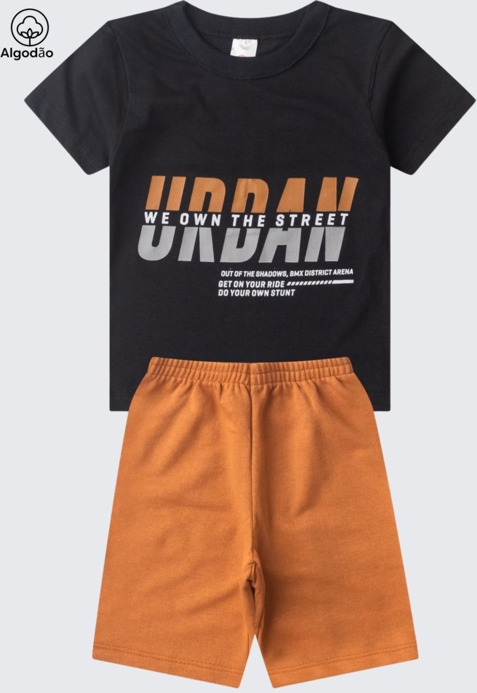 Imagem principal Infantil - Conjunto Masculino Meia Malha/Moletinho Urban ROSA AZUL KIDS preto ROSA AZUL KIDS preto