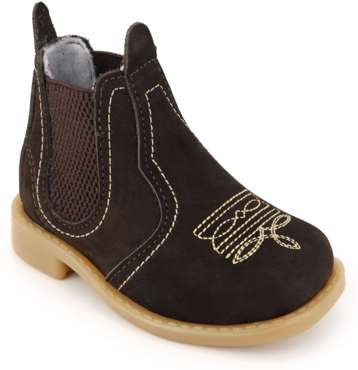 Infantil - Botina Botinha Em Couro Macio Confortável