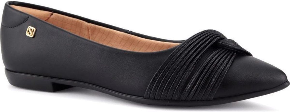 Imagem principal Sapatilha Feminina Santinelli Bico Fino preto Santinelli preto