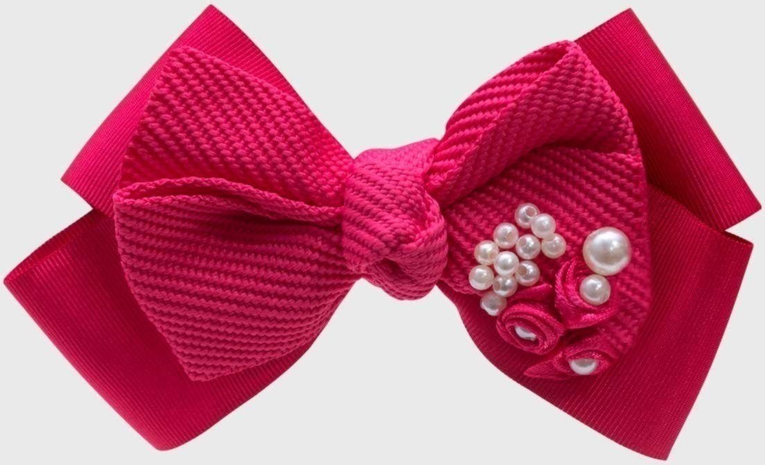 Imagem principal Infantil - Presilha Popidi Menina Laço Flor pink Pópidí pink