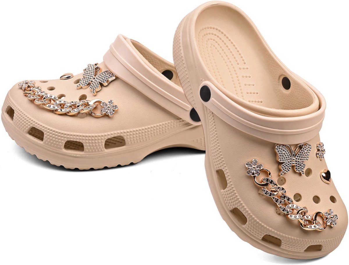 Infantil - Sandália Feminina NYC Shoes Estilo Clog com Aplicações