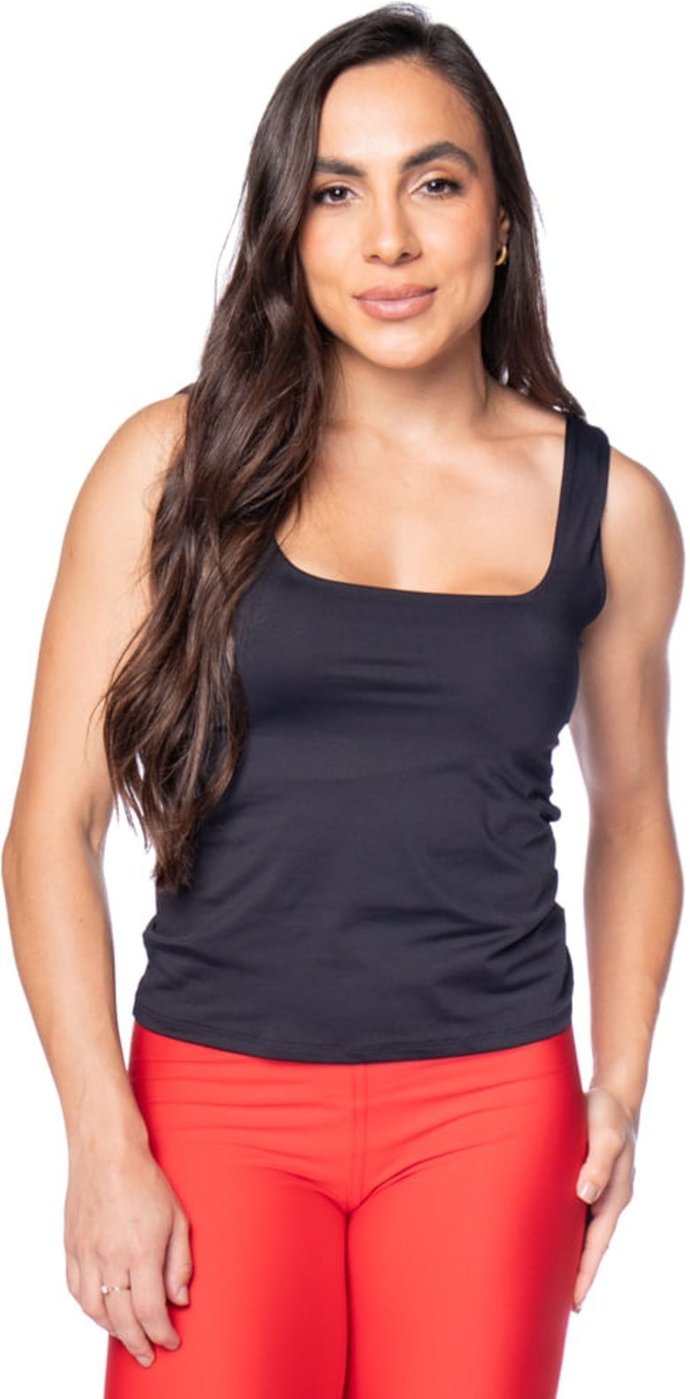 Regata Feminina Estilo do Corpo UV50+ Decote Quadrado