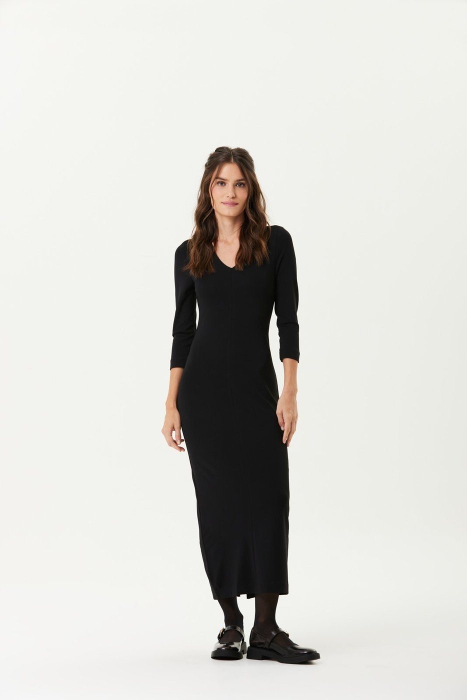 Vestido Midi Traymon Decote V