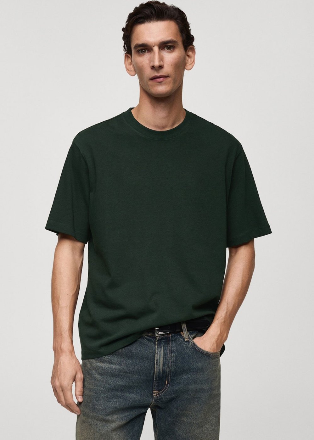 Camiseta Mango Relaxed Lisa