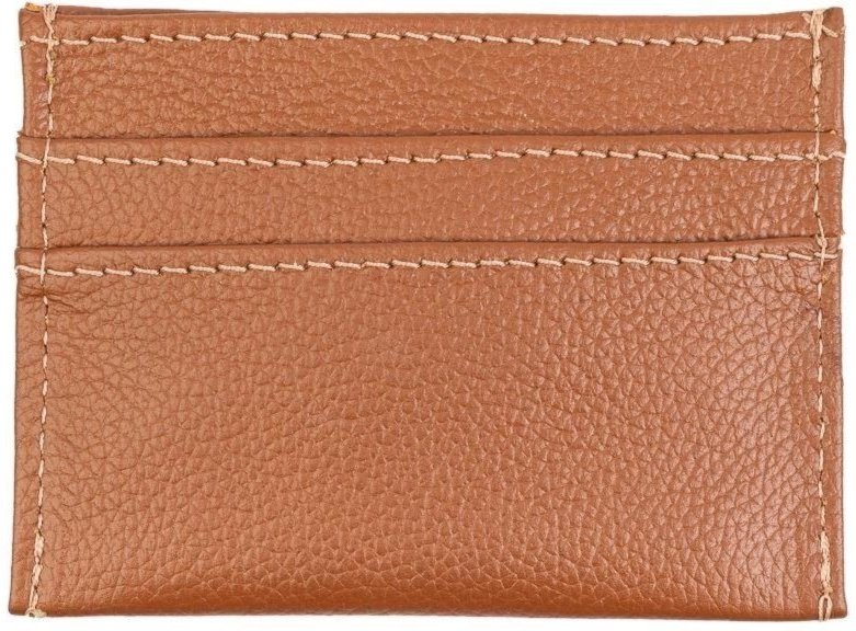 Porta cartões de couro liso Ianna 8x10cm - Whisky