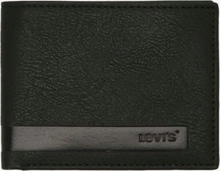 Imagem principal Carteira Levis Masculina Id Bifold Preta preto Levis preto