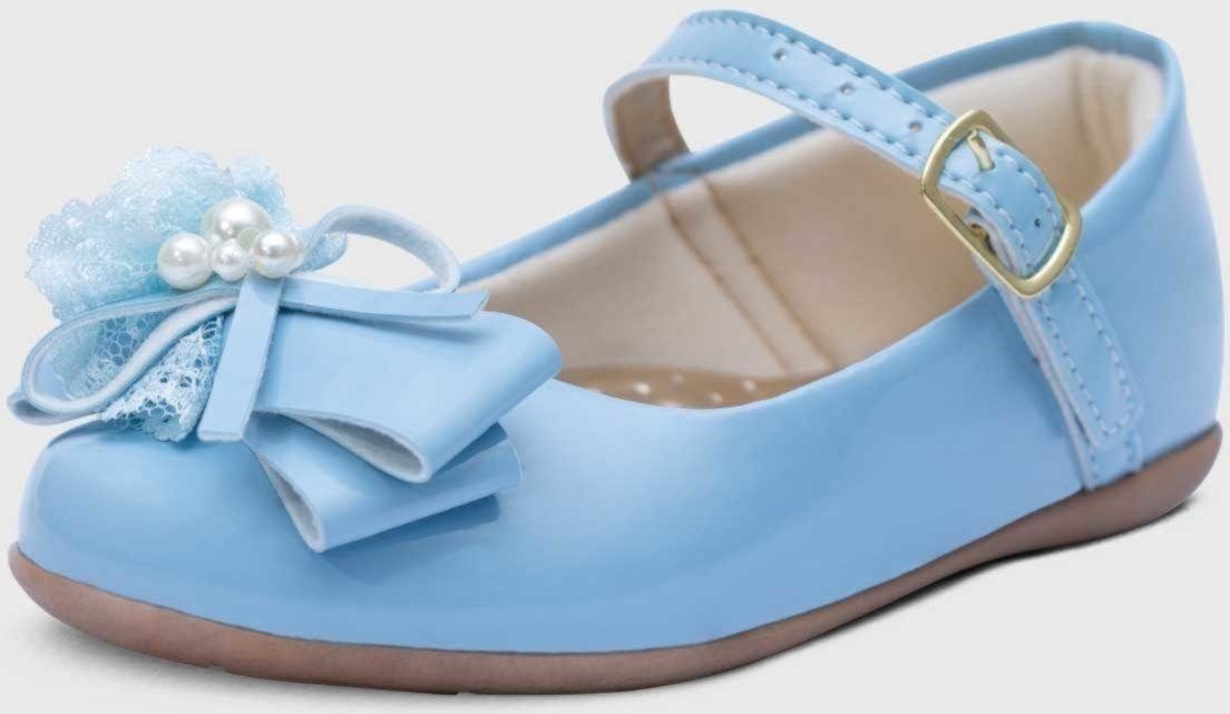 Imagem principal Infantil - Sapatilha Popidi Menina Laço Perola Renda preto Pópidí preto