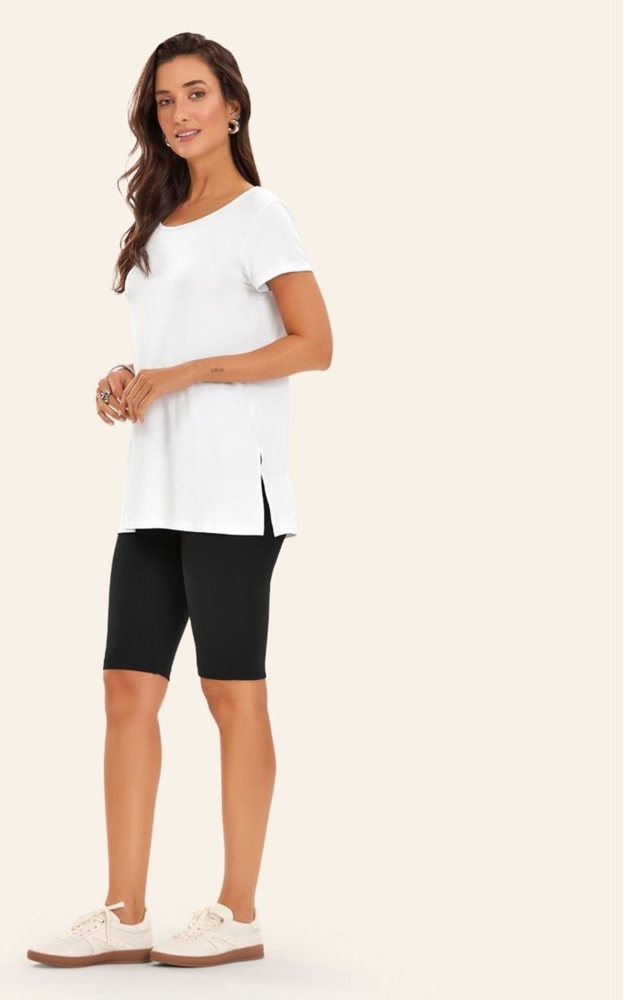 Imagem principal Bermuda Ciclista Feminina em Cotton Pesado Rovitex Rovitex Básicos preto Rovitex Básicos preto