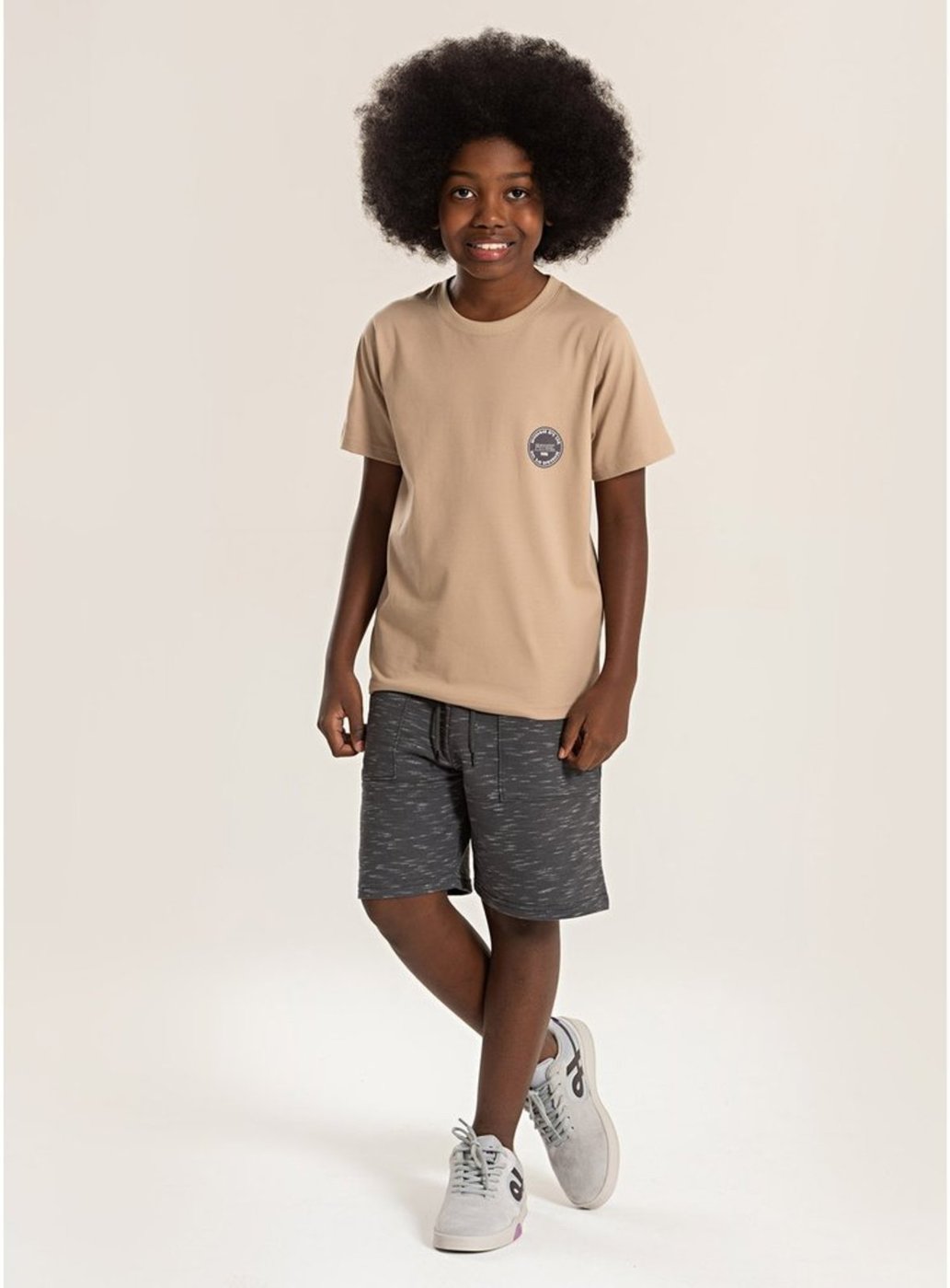 Imagem principal Infantil - Conjunto Verão Menino Camiseta e Bermuda Com Bolso Molekada Future azul Molekada azul