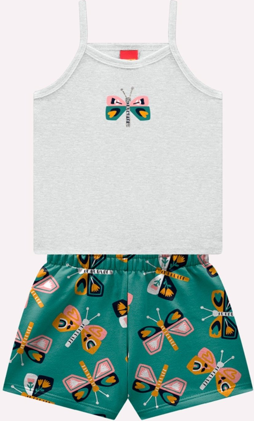 Imagem principal Infantil - Conjunto Menina Borboletas Kyly azul marinho Kyly azul marinho