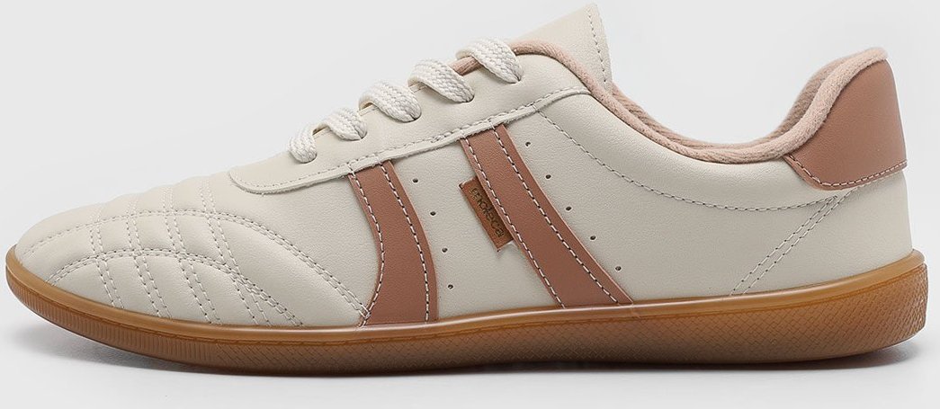 Tênis Moleca Matelassê Off-White