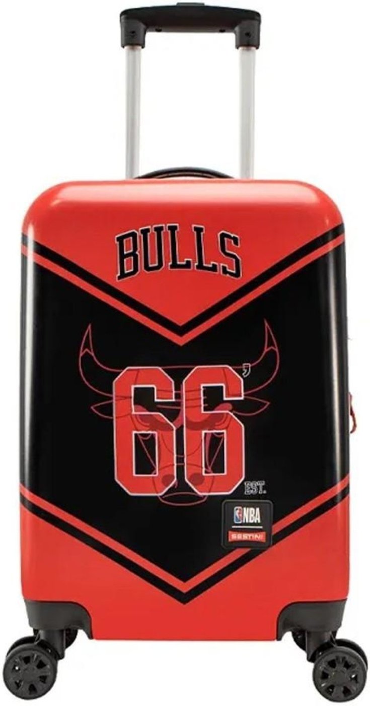 Infantil - Mala de Bordo Sestini NBA Chicago Bulls Space Vermelho
