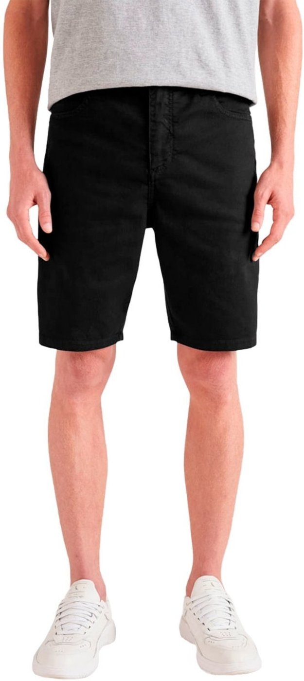 Bermuda Reserva Masculina Sarja Color Preta