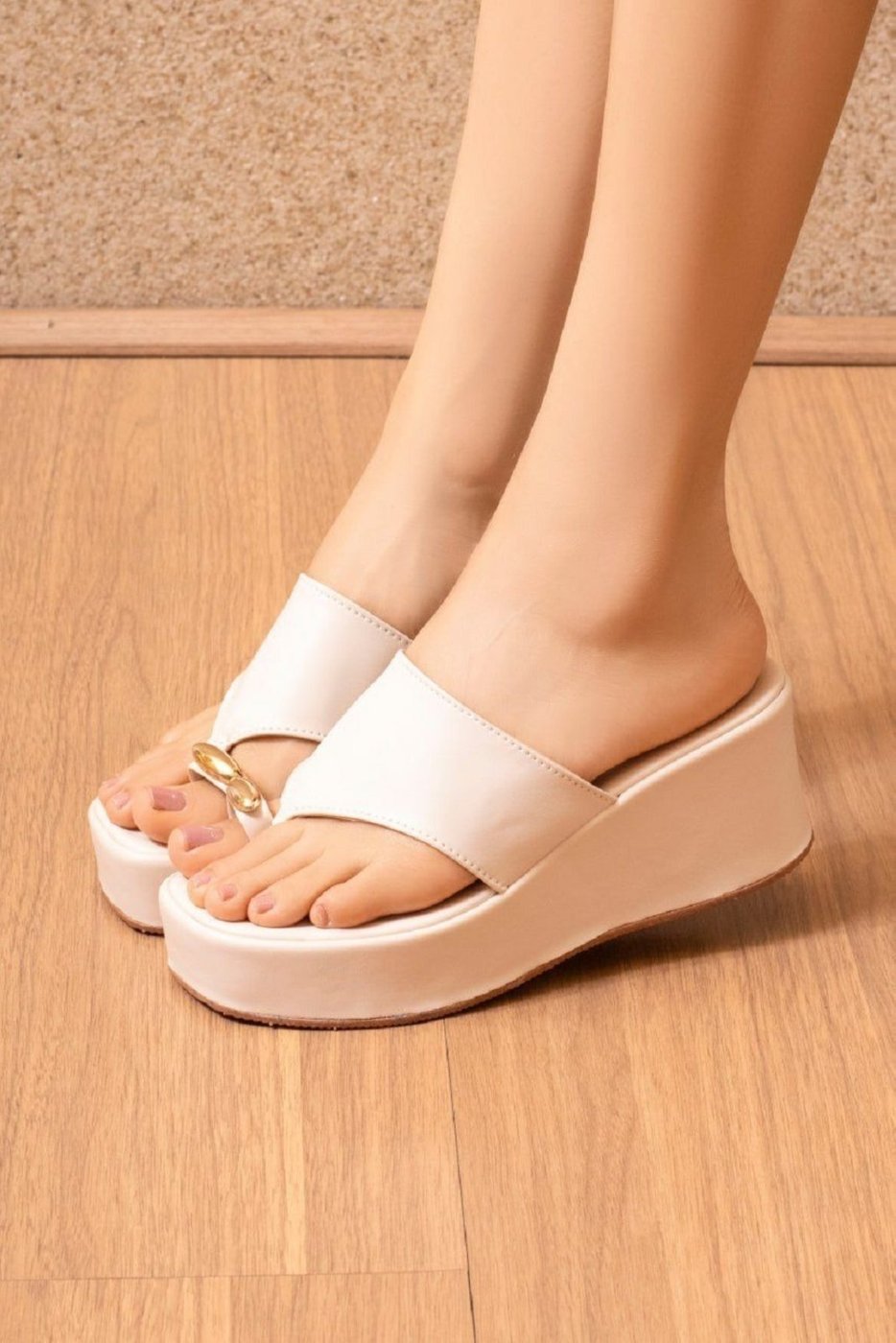 Tamanco Anabela Ref 2155 P Rofely Off