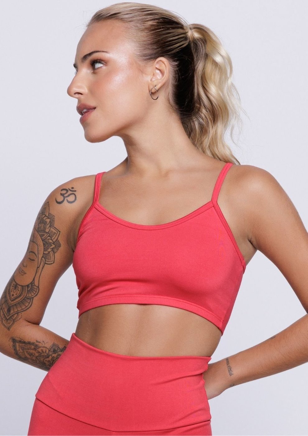 Imagem principal Top Fitness Nadador Feminino Alça Fina Academia VEKYO verde VEKYO verde