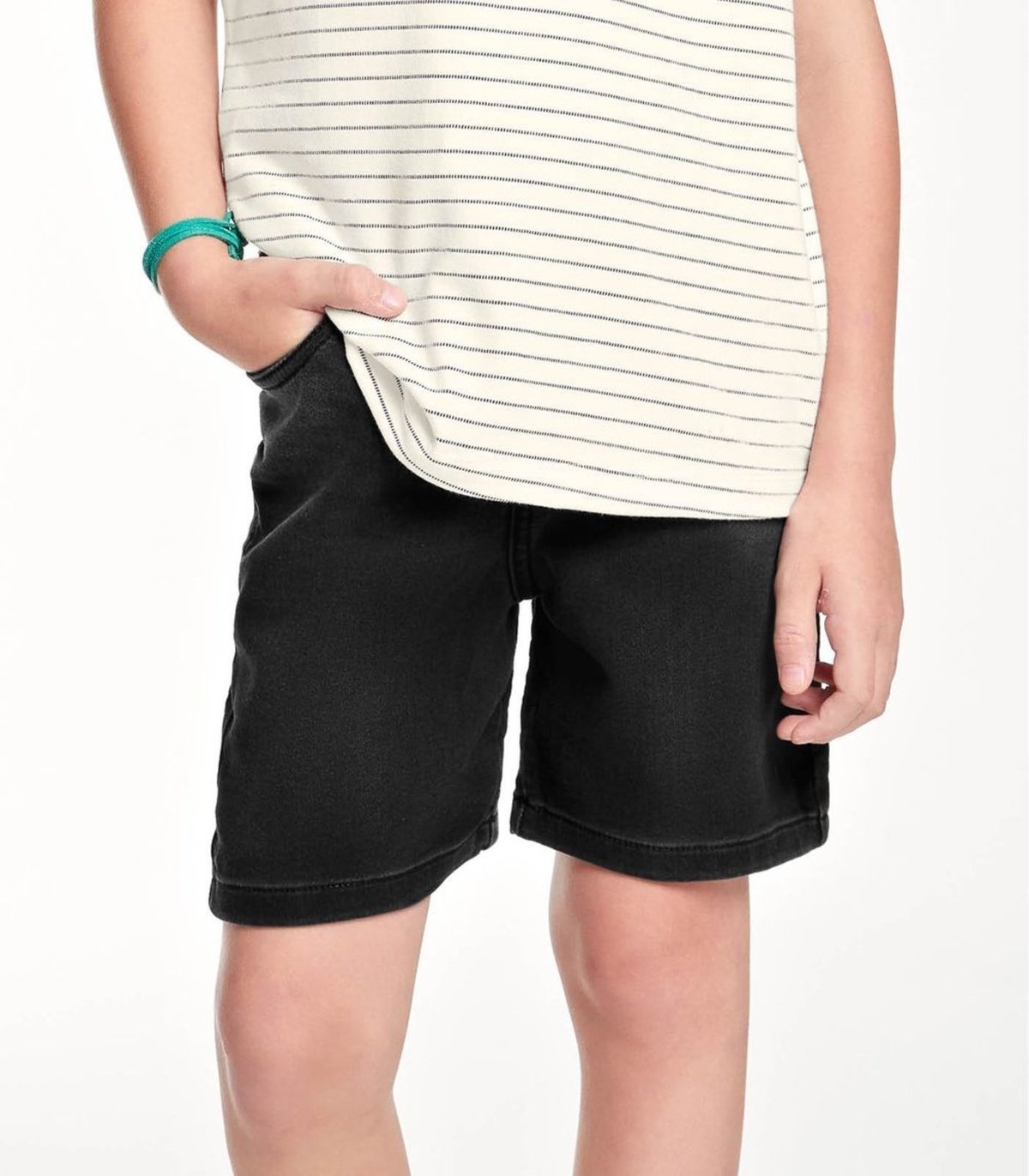 Imagem principal Infantil - Bermuda Jeans Menino Trick Nick TRICK NICK JEANS preto TRICK NICK JEANS preto