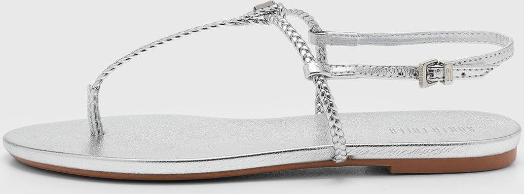 Rasteira Fechada Feminina Santa Lolla Metalizada