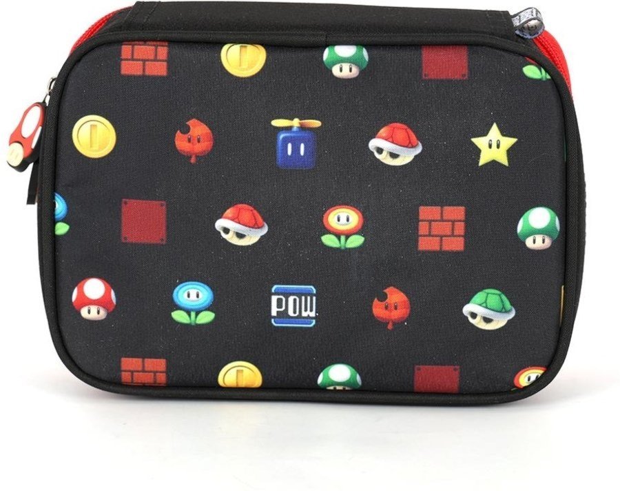 Imagem principal Infantil - Estojo Box Pequeno 100 pens Super Mário Luxcel rosa Luxcel rosa