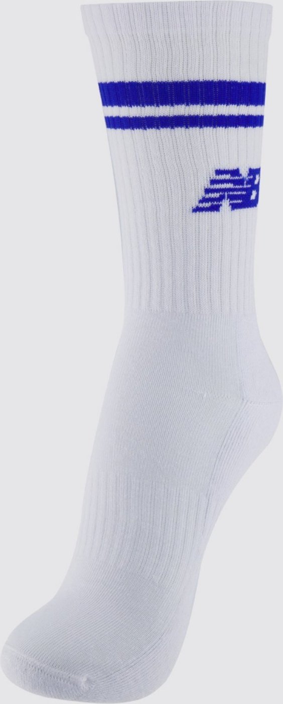 Imagem principal Meia New Balance Cano Alto Branca e Azul branco azul New Balance branco azul