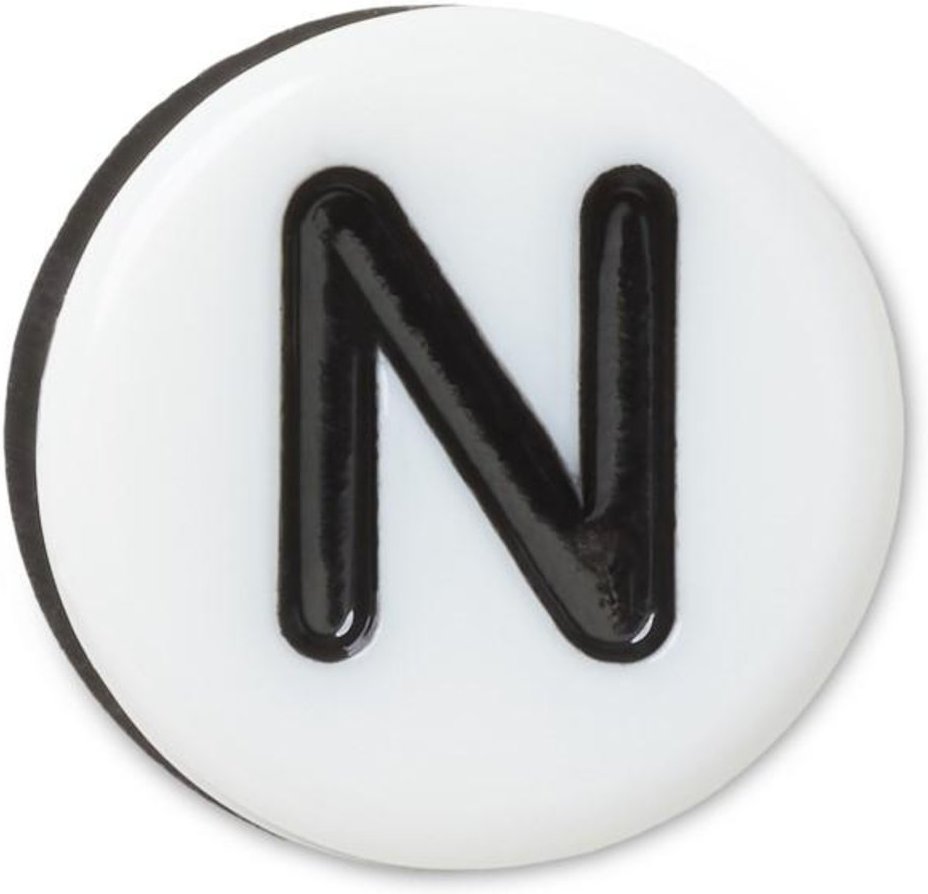 Infantil - Jibbitz™ Letra N Pequena UNICO