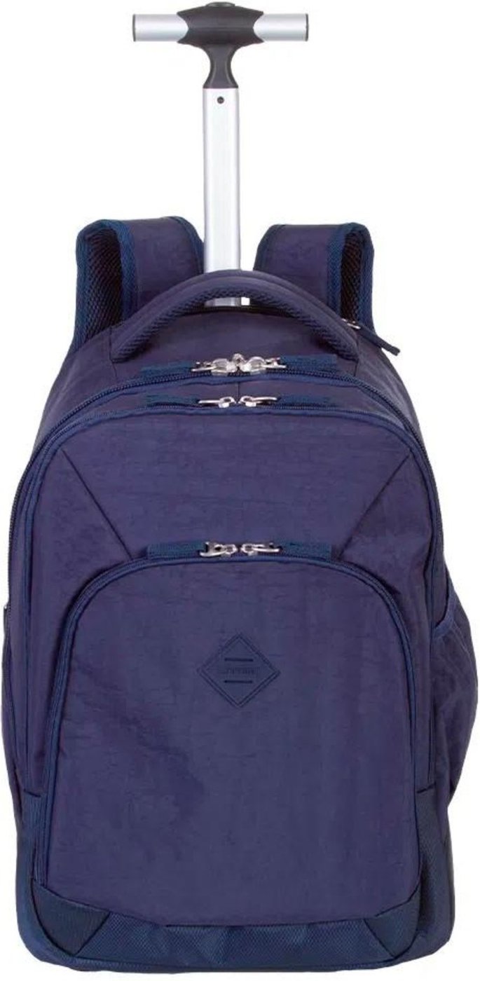 Infantil - Mochila Sestini Com Carrinho 2 em 1 Rolling Crinkle Azul