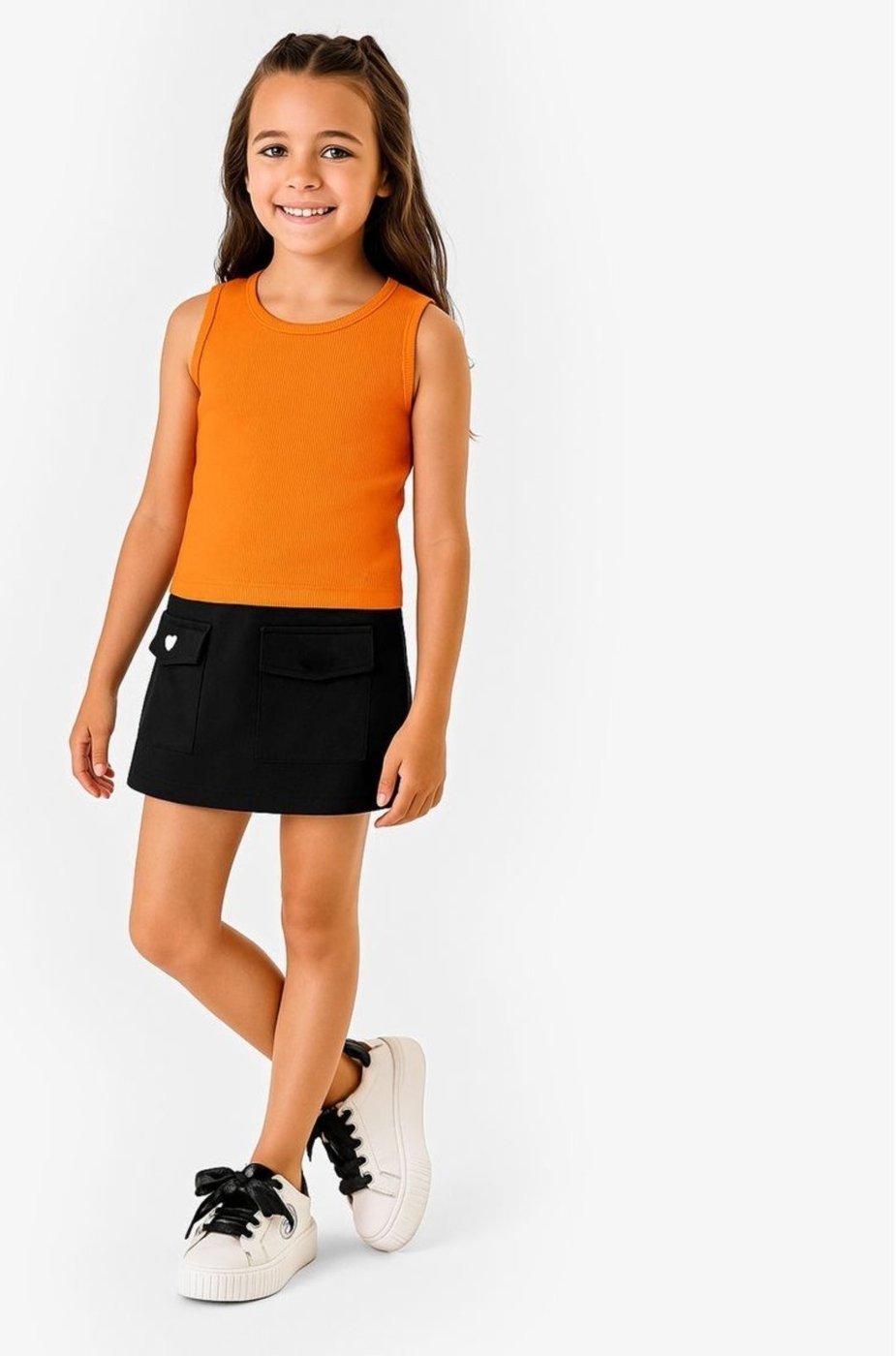 Imagem principal Infantil - Regata Menina Select laranja Select laranja