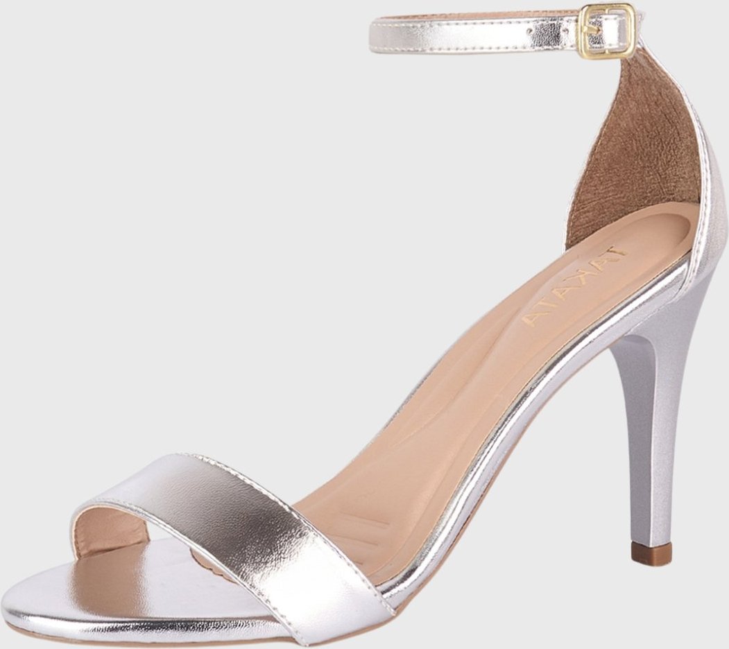 Sandália Feminina Takata Salto Baixo Fino Alto Lisa Tiras Clássica