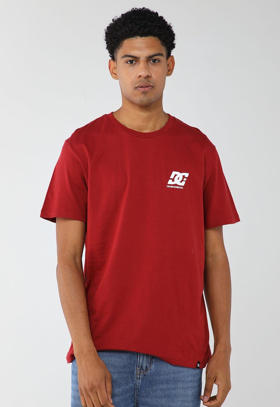 Imagem principal Camiseta Masculina DC Shoes Palletline Vermelha vermelho DC Shoes vermelho
