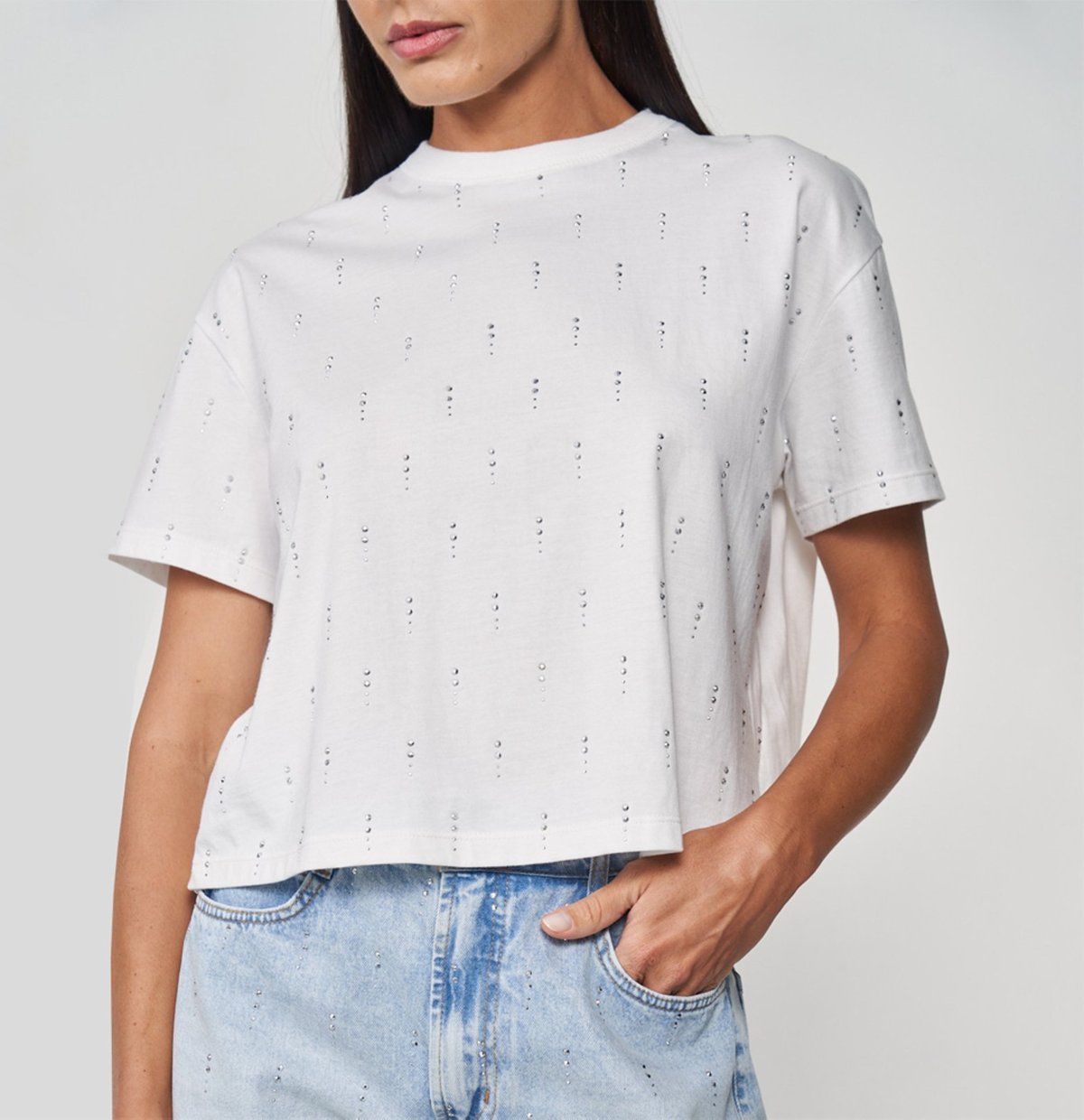 Imagem principal Camiseta Colcci Box Pr25 Off White Feminino amarelo white Colcci amarelo white