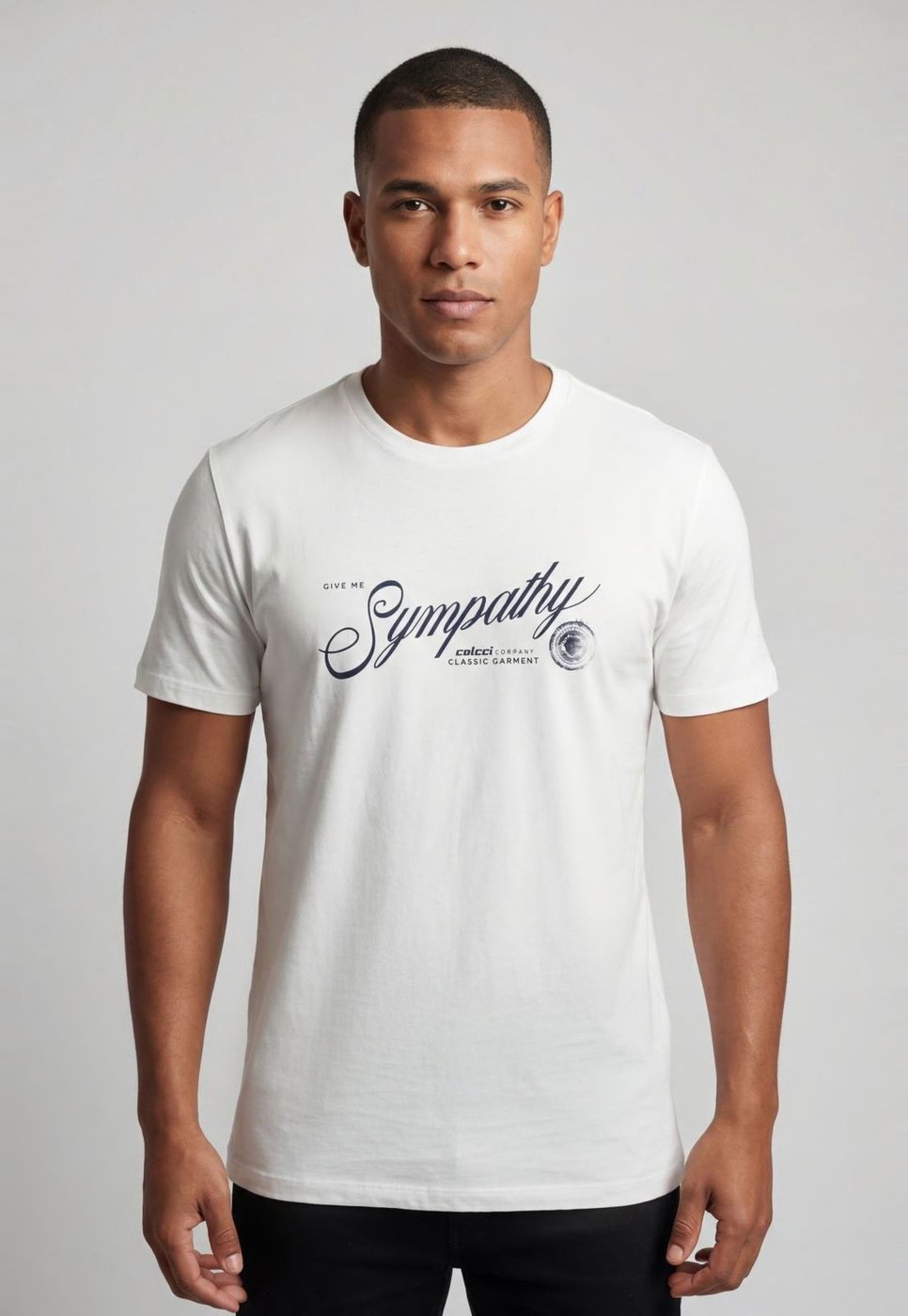 Imagem principal Camiseta Masculina Colcci Estampa Frontal Branca branco Colcci branco