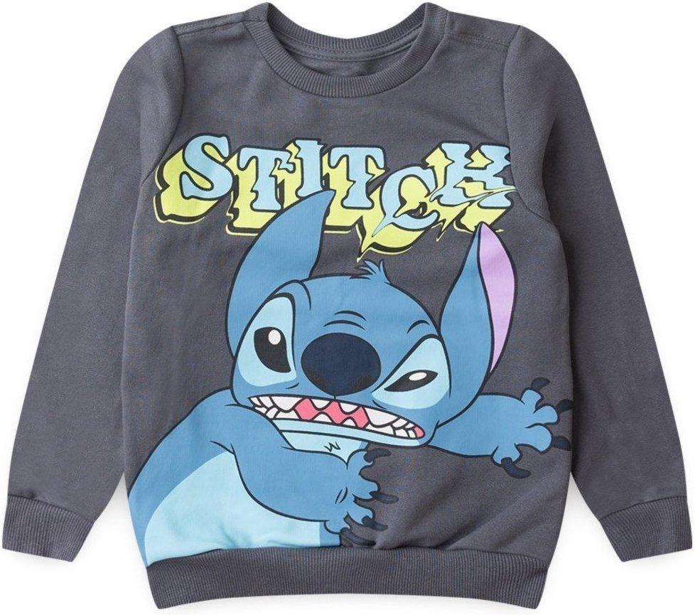 Imagem principal Infantil - Casaco Disney Moletom Stitch Chumbo cinza Disney cinza