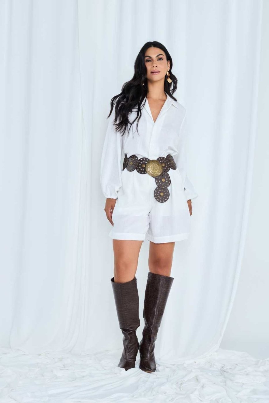 Imagem principal Bermuda Vanibele Crepe Off White off-white white off-white white