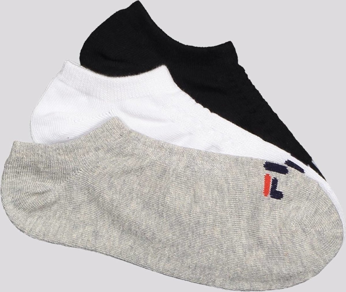 Kit Meia 3 Pares Fila Cano Curto Lisa