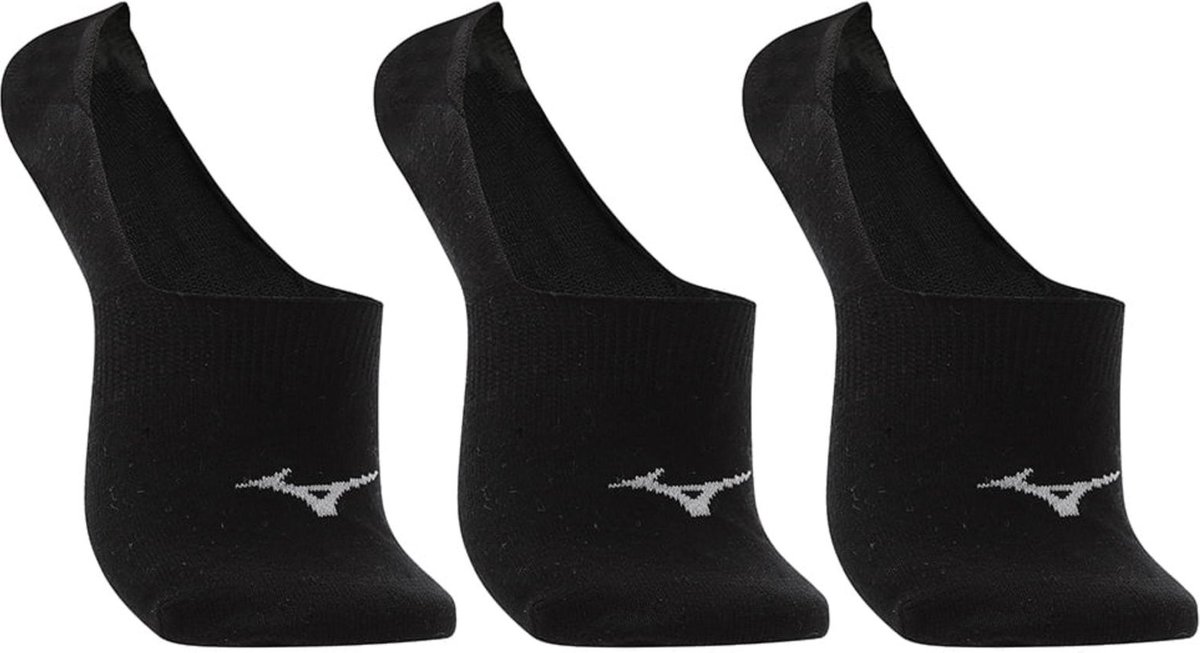 Meia Cano Invisível Mizuno Basic Tam. Pacote Com 3 Pares