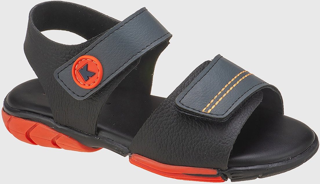 Imagem principal Infantil - Sandália Papete Masculina Básica com tep Kidstep cinza/preto Kidstep cinza/preto