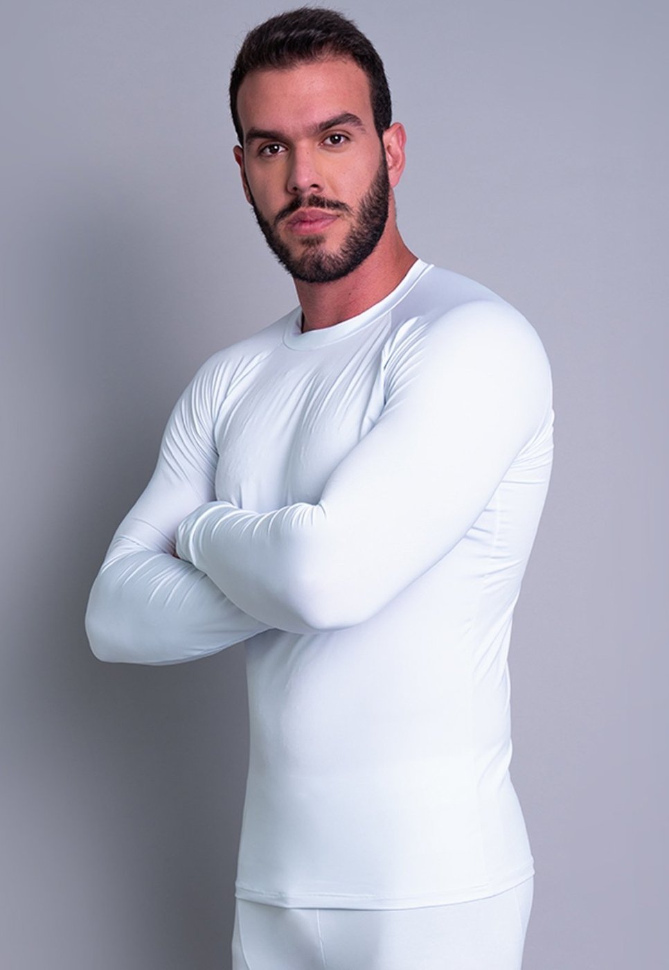Camisa Térmica Masculina MVB Modas Segunda Pele Proteção Uv 50+