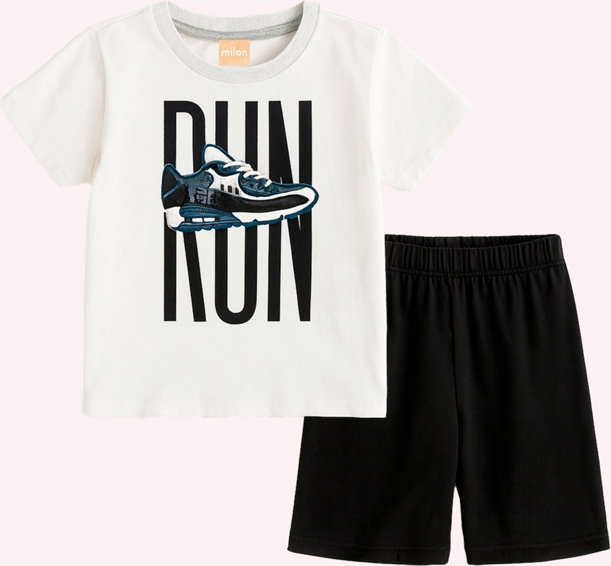 Imagem principal Infantil - Conjunto Menino Estampa Run Milon azul Milon azul