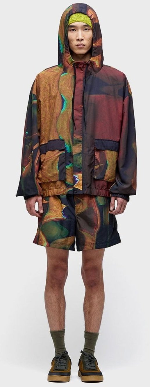 Imagem principal Bermuda over rose glitch Osklen preto rose Osklen preto rose