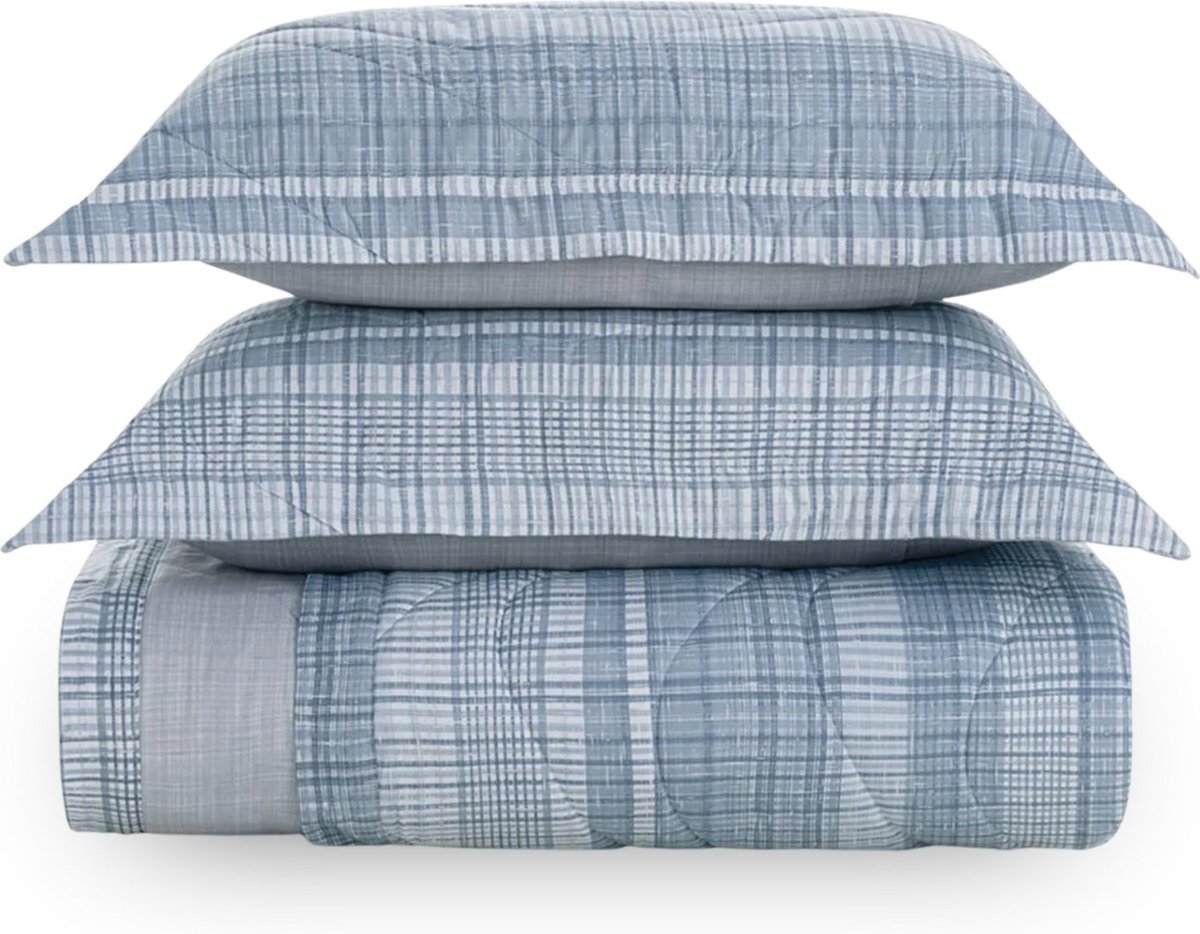 Imagem principal Kit Colcha 200 Fios Karsten Algodao Samuel azul Karsten azul