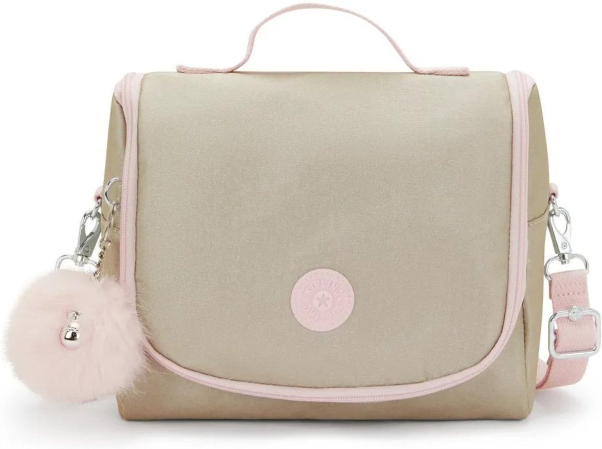 Imagem principal Infantil - Lancheira Kipling New Kichirou Gold Shimmer bege gold Kipling bege gold