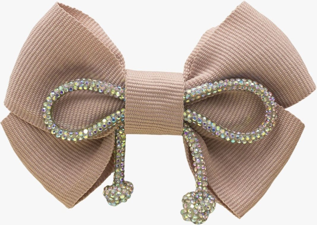 Imagem principal Infantil - Presilha Laço Gorgurão Pópidi Bico de Pato rosa Pópidí rosa