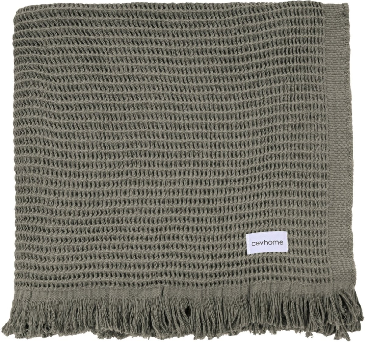 Manta Decorativa Cavhome Piquet 2,20x2,50 Mocha Grande