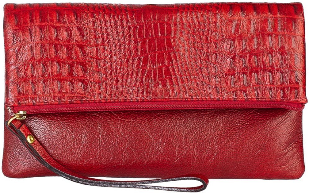 Imagem principal Clutch de couro croco Nikki Andrea Vinci preto Andrea Vinci preto