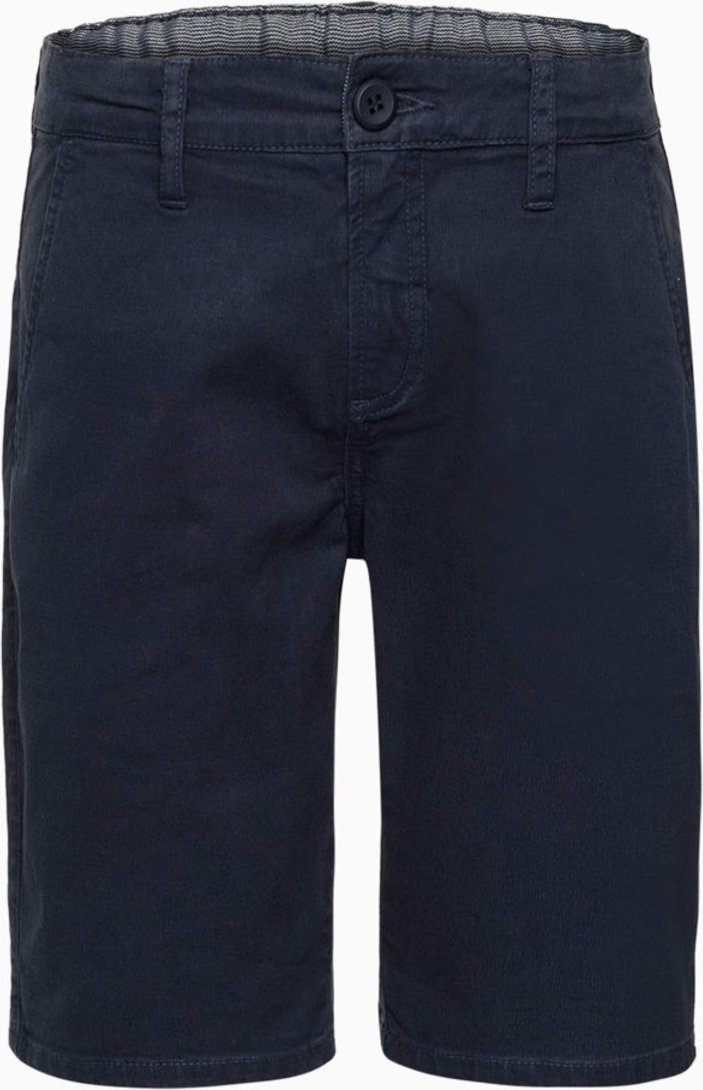 Imagem principal Infantil - Bermuda Color Chino Barra Virada Calvin Klein - Marinho Calvin Klein Jeans azul marinho Calvin Klein Jeans azul marinho