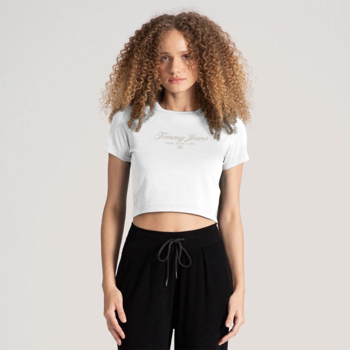 Imagem principal Cropped Logo Cursivo Tommy Jeans branco Tommy Jeans branco