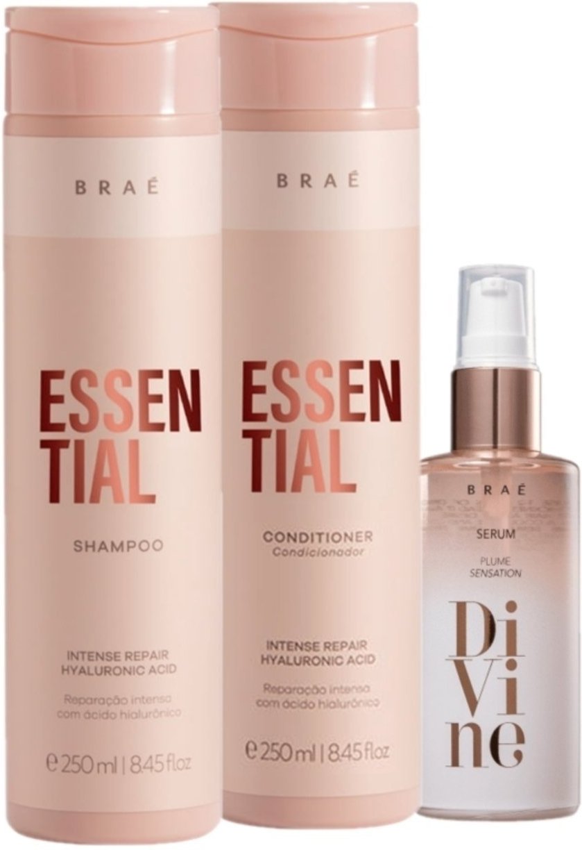 Kit Braé Essential e Óleo Divine (3 produtos)