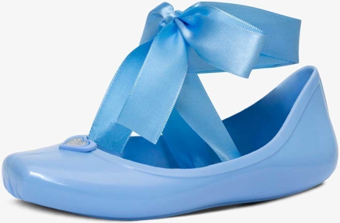 Imagem principal Infantil - Sapatilha Feminina Pópidi Coração Glitter azul Pópidí azul