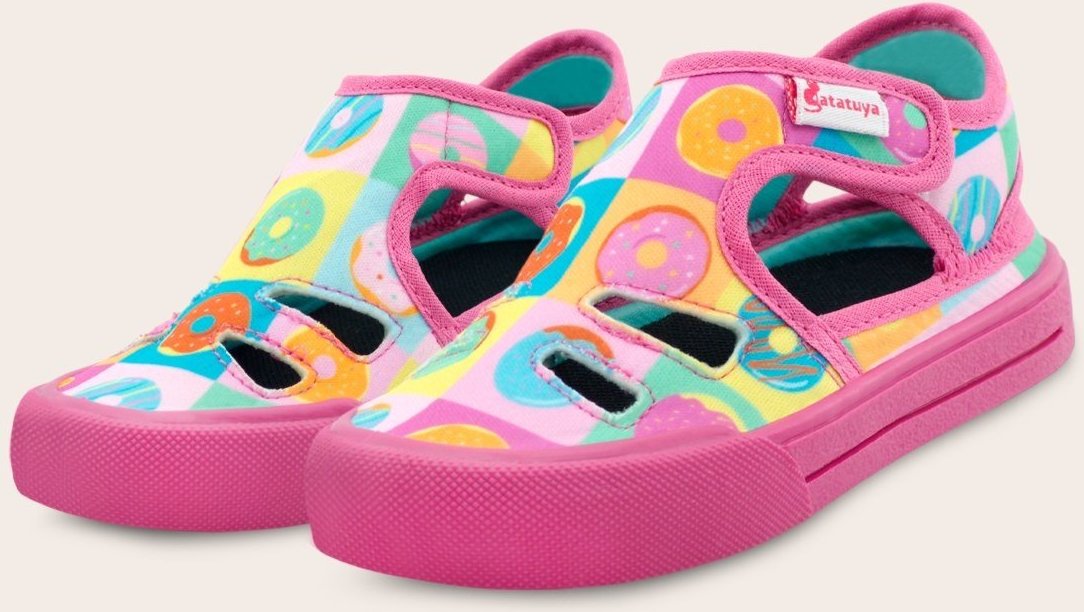 Infantil - Sandália Papete Menina Confortável Feminina Cupcake