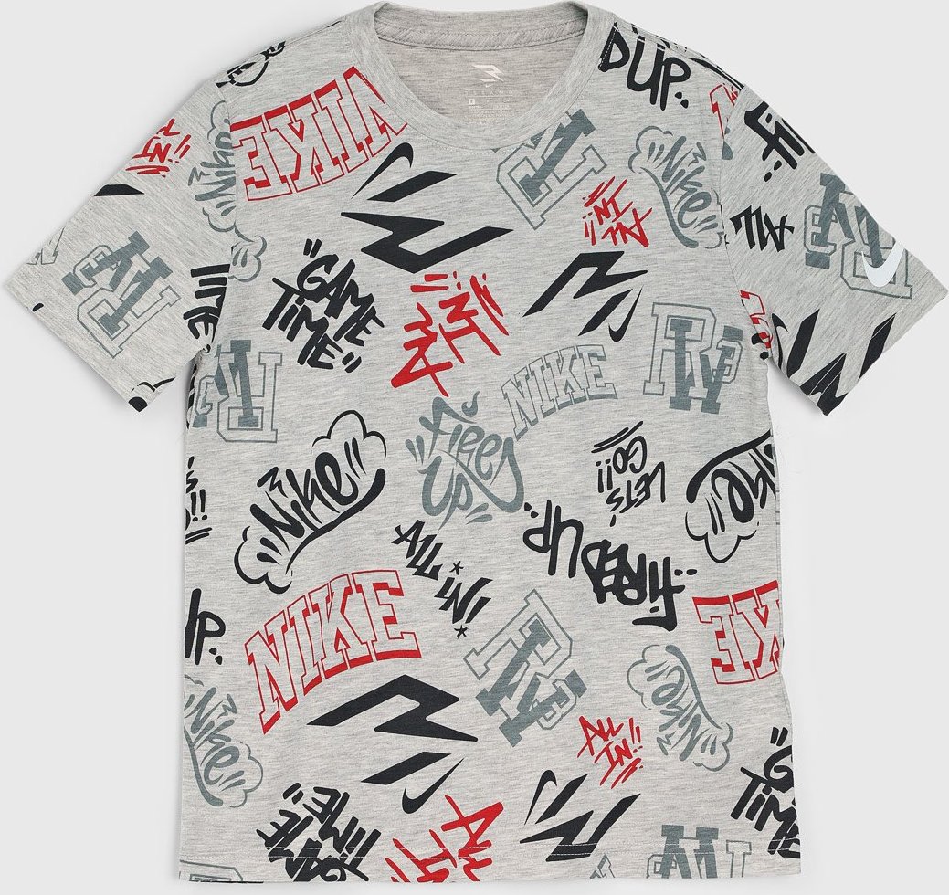 Imagem principal Infantil - Camiseta Nike Manga Curta Estampa Gráfica Claro cinza Nike cinza