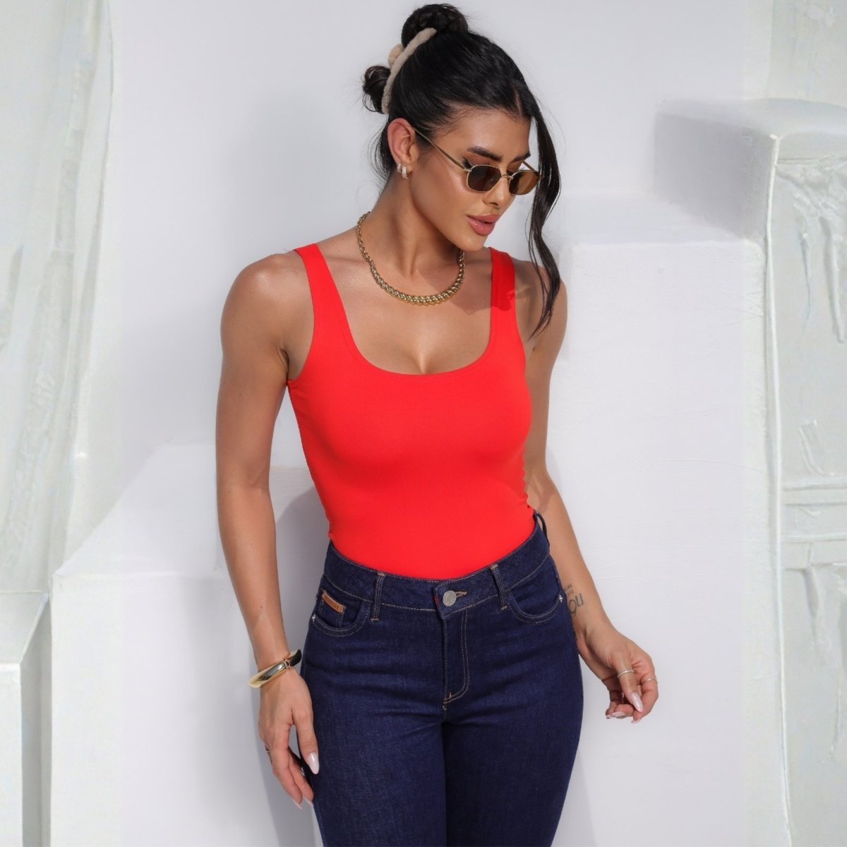 Imagem principal Regata Basica Feminina Revanche Temel verde Revanche verde